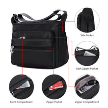 Load image into Gallery viewer, Crossbody Bag for Women Waterproof Shoulder Bag Messenger Bag Casual Nylon Purse Handbag
